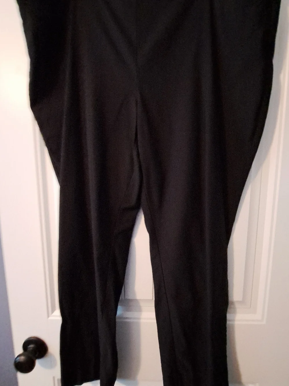 Hilary Radley Black Slim Ponte Slacks - Picture 1 of 2